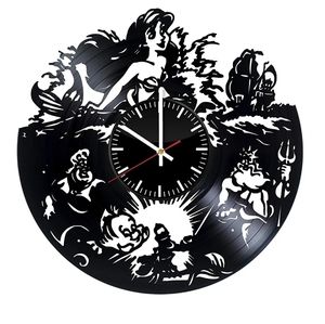 The Little Mermaid Vinyl Record Wall Clock